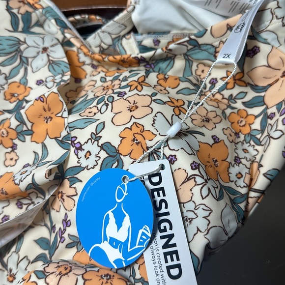 NWT Cupshe Plus Size Floral Bikini Set 2x - Picture 10 of 10